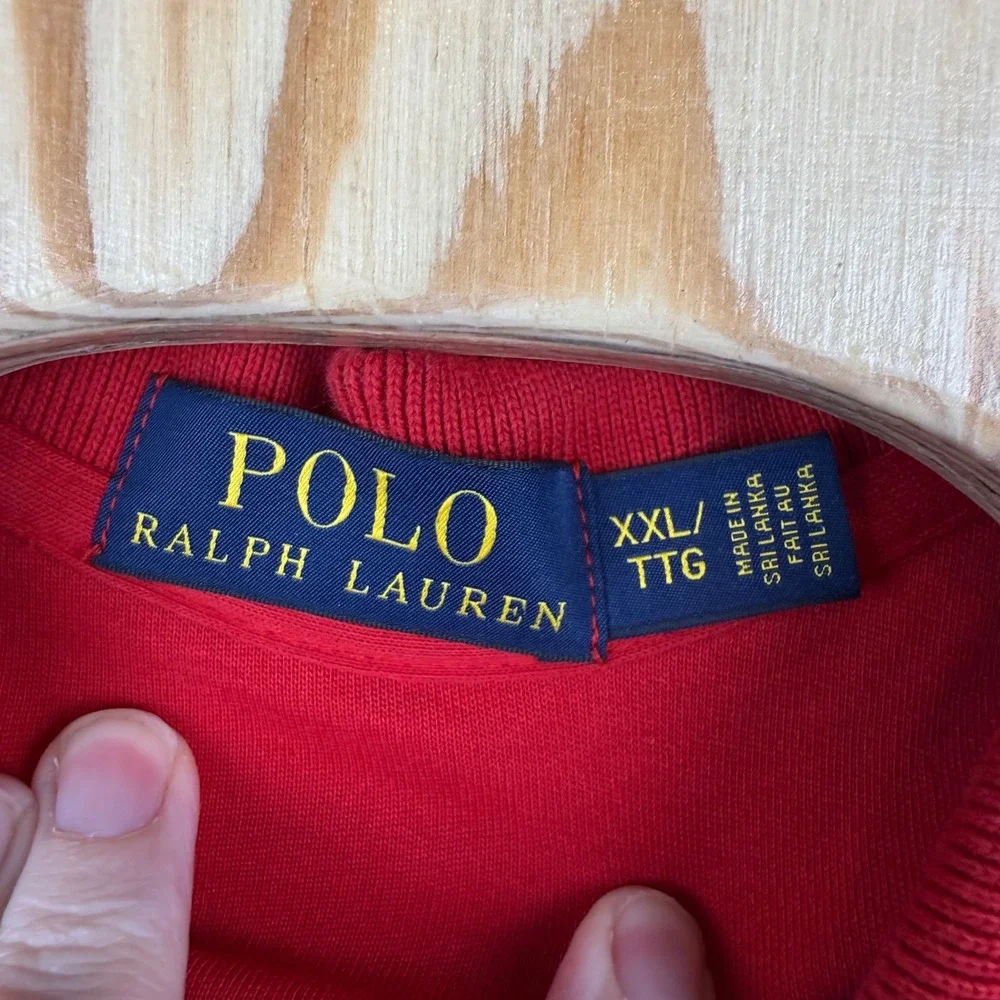 Polo Ralph Lauren Polo Shirt Mens XXL Red Excellent‎ Short Sleeve Pony Logo